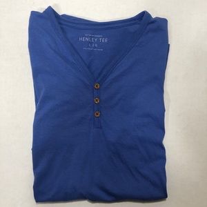 Cotton On Henley v neck short sleeve shirt
